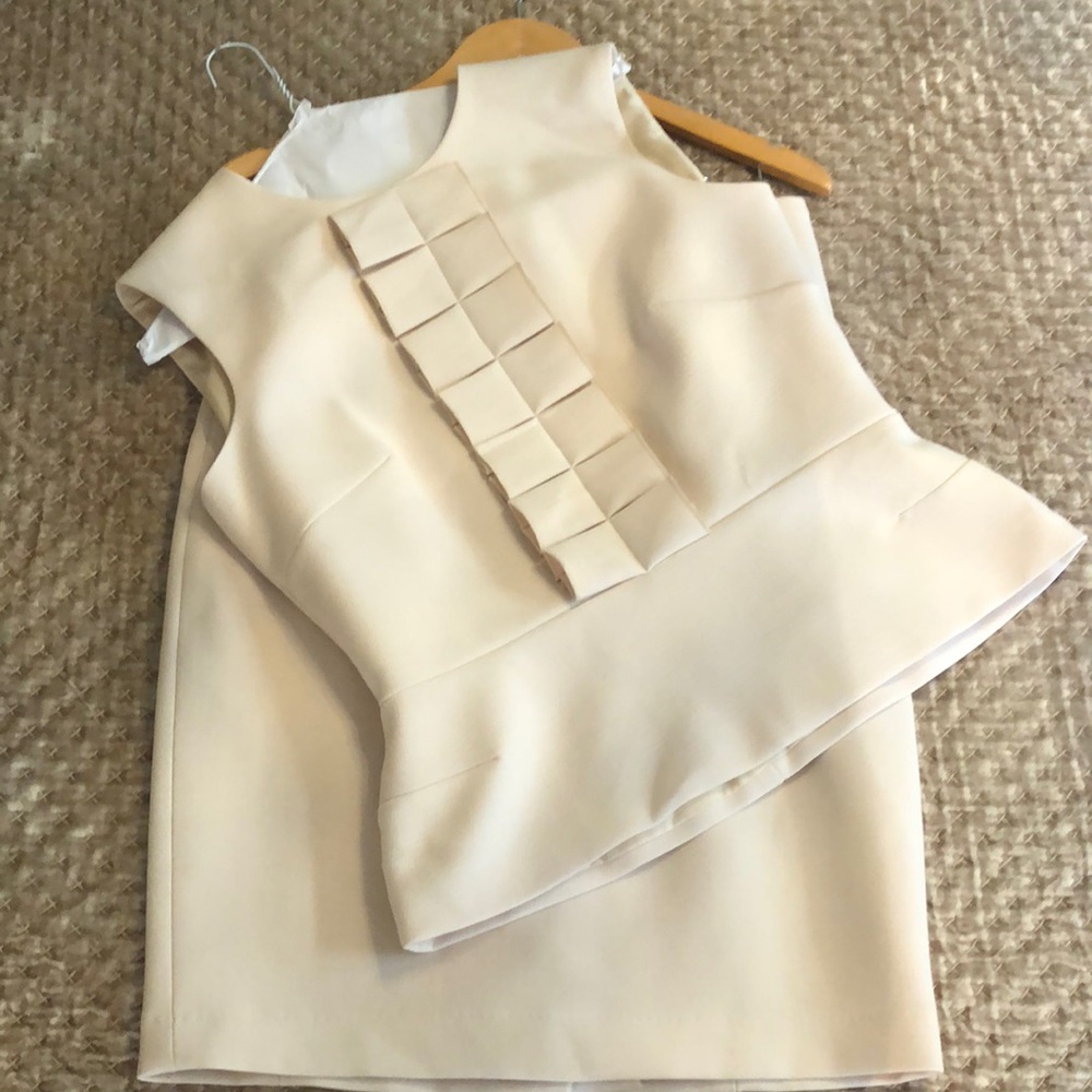 Beautiful ivory cream 2 piece suit